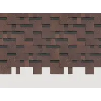 Гибкая черепица Döcke Pie Standard/Тетрис 3м² цвет коричневый