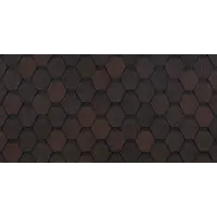 Гибкая черепица Döcke Pie Eurasia/Шестигранник 3м² цвет коричневый