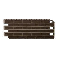 Фасадная панель Технониколь Оптима Кирпич 1000x420x18мм 4.2м² цвет темно-коричневый 10шт