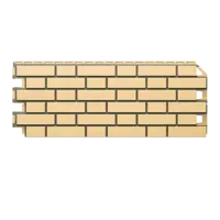 Фасадная панель Технониколь Оптима Клинкер 1000x420x18мм 4.2м² цвет песочный 10шт