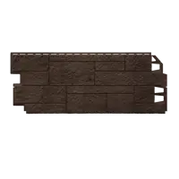 Фасадная панель Технониколь Оптима Песчаник 1000x420x18мм 4.2м² цвет темно-коричневыйвку 10шт