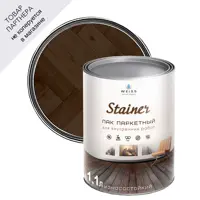 Лак паркетный Weiss natural product без запаха самовыравнивающийся цвет полуматовый палисандр 1.1л