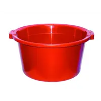 Таз круглое Ремоколор 24 л полипропилен цвет красный 1 шт