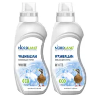Гель для стирки Nordland Nordland Бальзам для белого белья 750 мл 2 шт