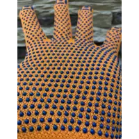 Перчатки акрил ПВХ Masterpro 7810-aqpvc-or-100 10/xl цвет оранжевый/медный