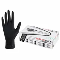 Перчатки нитрил Sfm 631403 размер Xl цвет черный 25 пар