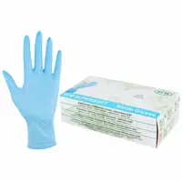 Перчатки нитрил Sfm 631381 размер S цвет синий 100 пар