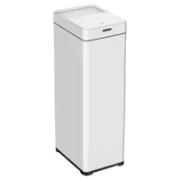 Мусорный контейнер сенсорный 50 л Jvc нержавеющая сталь цвет белый
