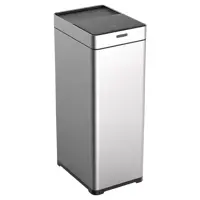 Мусорный контейнер сенсорный 42 л Jvc нержавеющая сталь цвет хром