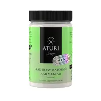 Лак для мебели Aturi Design MIA без запаха полуматовый прозрачный быстросохнущий 0.29 кг