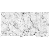 Гибкий камень Мрамор Айсберг 2840x1420x2мм 4.033м² синий