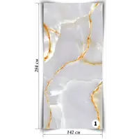 Гибкий камень Мрамор Антэн 2840x1420x2мм 4.033м² бежевый