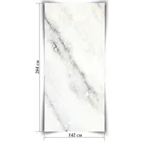 Гибкий камень Мрамор Алиас 2840x1420x2мм 4.033м² белый