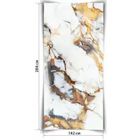 Гибкий камень Мрамор Бьянко ласа 2840x1420x2мм 4.033м² белый