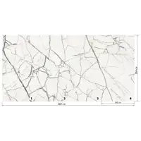 Гибкий камень Мрамор Карбон 2840x1420x2мм 4.033м² серый