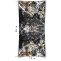 Гибкий камень Мрамор Микеланджело 2840x1420x2мм 4.033м² серый