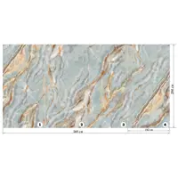 Гибкий камень Мрамор Голубой оникс 2840x1420x2мм 4.033м² красный