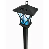 Светильник в грунт Uniel Usl-s-185/pm1000 retro на солнечных батареях 17 см цвет черный нейтральный белый свет