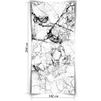 Гибкий мрамор Нордик Вайт 142x284см 4.033м²