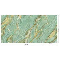 Гибкий мрамор Оникс Зеленый 142x284см 4.033м²