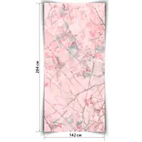 Гибкий мрамор Сакура 142x284см 4.033м²