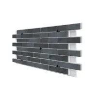 Термопанель Керамин Европа Иллинойс 2 1020x600x40мм 0.61м² цвет Графитовый