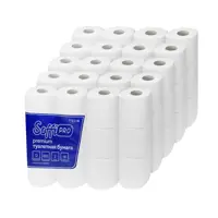 Туалетная бумага Soffipro цвет белый 18 м 60 рулонов