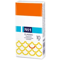 Платочки Bella №1 Classic двухслойные 10шт x10