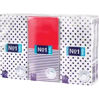 Платочки Bella №1 четырехслойные 9x6 шт