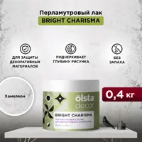 Лак для декоративной штукатурки Olsta Decor Bright Charisma полуглянцевый цвет хамелеон 0.4 л