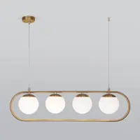 Подвесной светильник с плафонами EUROSVET 50089/4 золото