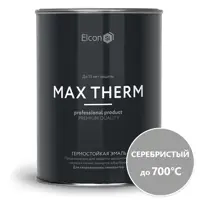 Эмаль термостойкая ELCON 82836461 цвет серебристый 0.8 кг