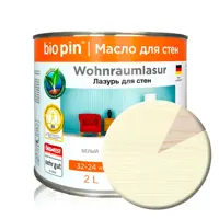 Краска-масло для стен Biopin цвет белый 2 л
