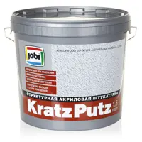 Штукатурка декоративная Jobi 23539 1.5мм Структурный Белый 16 кг