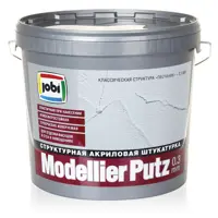 Штукатурка декоративная Jobi 25912 0.3мм Структурный Белый 16 кг