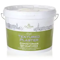 Штукатурка декоративная Olimp 26824 0.3мм Структурный Белый 16 кг