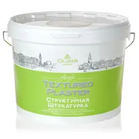 Штукатурка декоративная Olimp 26825 1мм Структурный Белый 16 кг