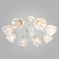 Потолочная люстра с плафонами EUROSVET 30155/8 белый