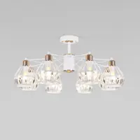 Потолочная люстра с хрусталем EUROSVET 70075/8 белый