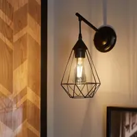 Настенный светильник Inspire Byron под лампу цвет чёрный