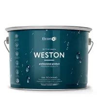 Лак водоотталкивающий для камня Elcon Weston 00-00002945 с мокрым эффектом бесцветный 9 л