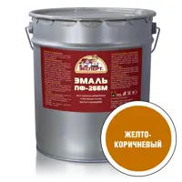 Эмаль для пола ПФ-266М Эксперт цвет желто-коричневый 20 кг