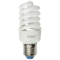 Лампа энергосберегающая Uniel спираль E27 15 Вт свет холодный белый