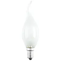 Лампа галогенная Uniel свеча на ветру E14 42 Вт свет тёплый белый