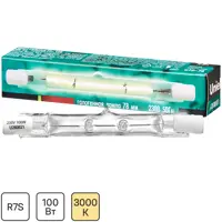 Лампа галогенная Uniel R7s 100 Вт свет тёплый белый