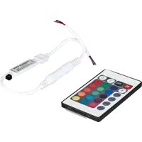 Контроллер RGB 12 В до 72 Вт или 24 В до 144 Вт пульт до 10 м ленты IP20