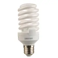 Лампа энергосберегающая Lexman спираль E27 25 Вт свет холодный белый