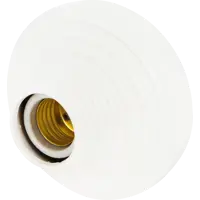 Патрон-стойка пластиковая E27 цвет белый