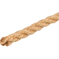 Веревка джут 12 мм цвет золотисто-коричневый, на отрез