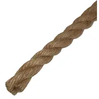 Веревка джут 14 мм 20 м цвет золотисто-коричневый